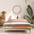 Colorful Geometric Design Bright Pastel Tones Comforter Gallery Image 3
