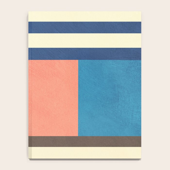 Colorful Geometric Design Bright Pastel Tones Notebook Gallery Image 4