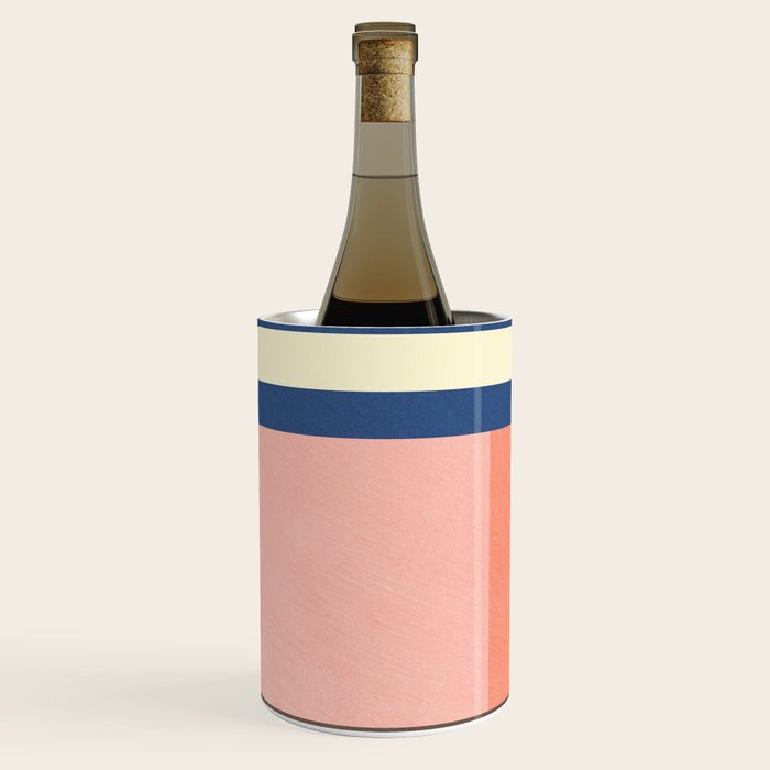 Colorful Geometric Design Bright Pastel Tones Wine Chiller Gallery Image 2