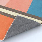 Colorful Geometric Design Bright Pastel Tones Rug Gallery Image 4