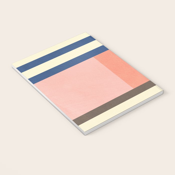 Colorful Geometric Design Bright Pastel Tones Notebook Gallery Image 3