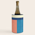 Colorful Geometric Design Bright Pastel Tones Wine Chiller Gallery Image 3