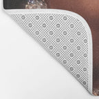 FINISH TOUCH | glitter collage art | sparkle diamonds | rich and fabulous | red lips | classic Bath Mat Gallery Image 2