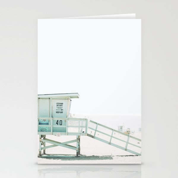 Lifeguard Tower Stationery Card Gallery Image 2