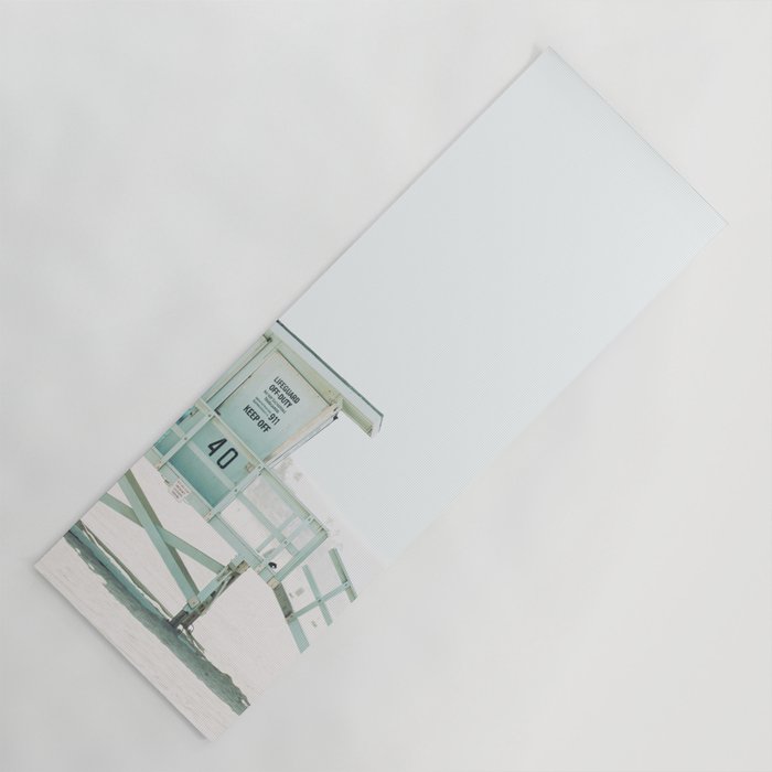 Lifeguard Tower Yoga Mat Gallery Image 1