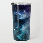 Purple Teal Galaxy Nebula Dream #1 #decor #art #society6 Travel Mug Gallery Image 3