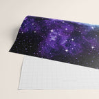 Purple Teal Galaxy Nebula Dream #1 #decor #art #society6 Wrapping Paper Gallery Image 2