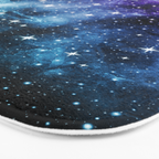 Purple Teal Galaxy Nebula Dream #1 #decor #art #society6 Bath Mat Gallery Image 3