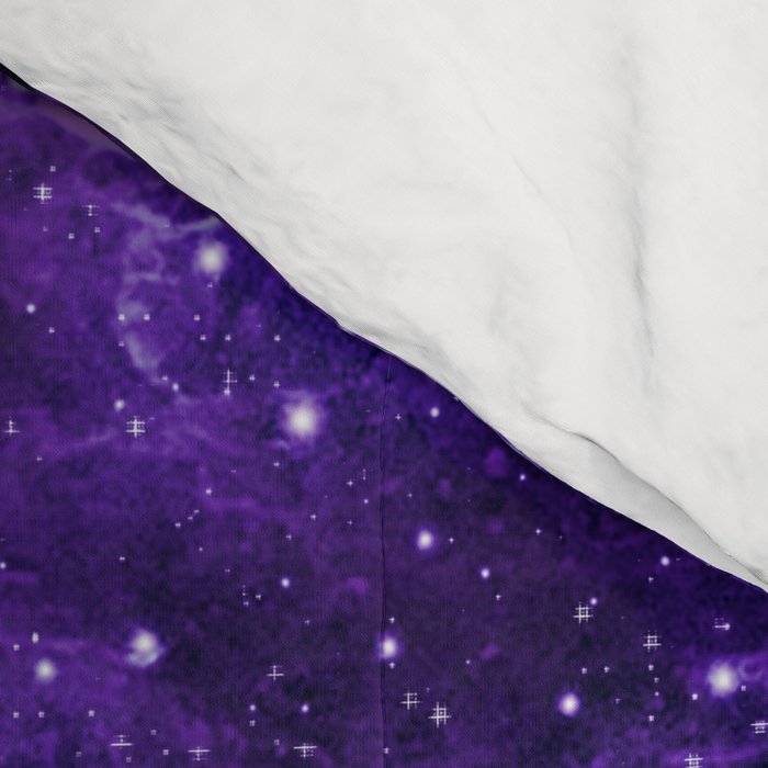 Purple Teal Galaxy Nebula Dream #1 #decor #art #society6 Comforter Gallery Image 4