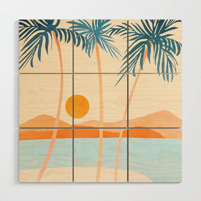 Baja California Coast Landscape Wood Wall Art Gallery Image 1