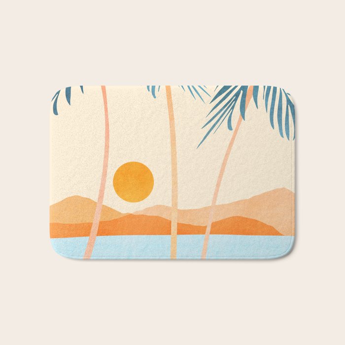 Baja California Coast Landscape Bath Mat Gallery Image 1
