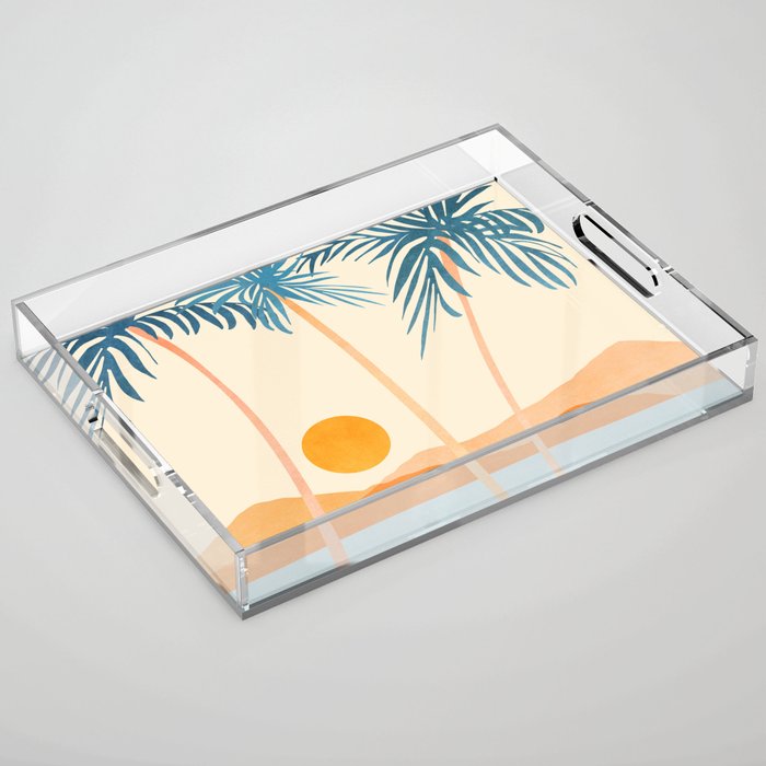 Baja California Coast Landscape Acrylic Tray Gallery Image 1