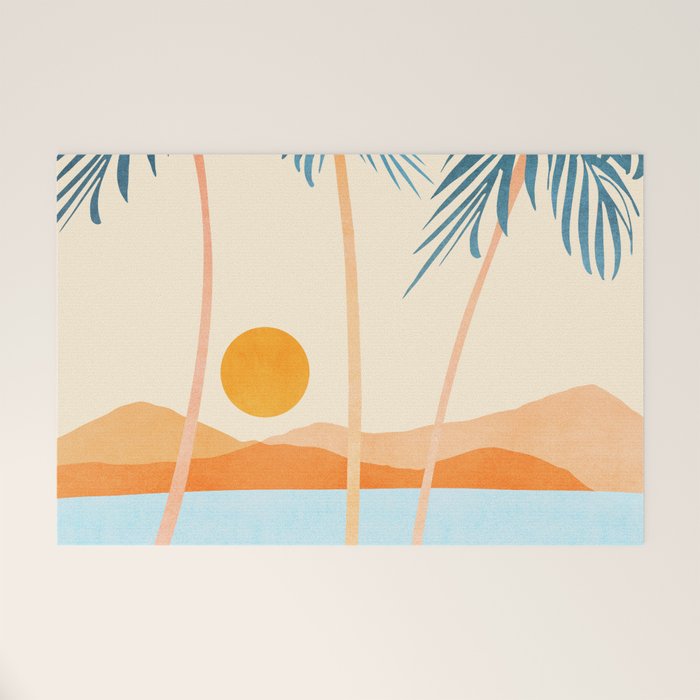 Baja California Coast Landscape Welcome Mat Gallery Image 1