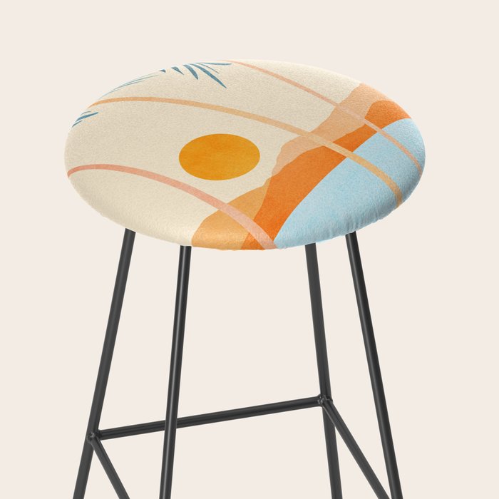 Baja California Coast Landscape Stool Gallery Image 2