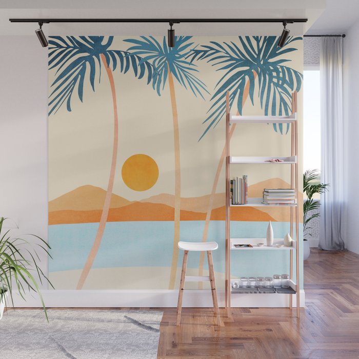 Baja California Coast Landscape Wall Mural Gallery Image 1