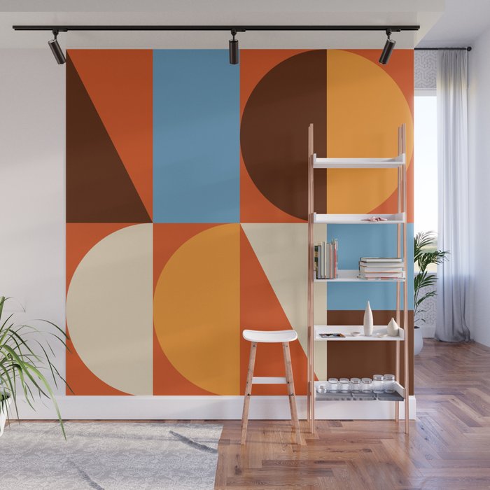 Mid Century 40A Wall Mural Gallery Image 1