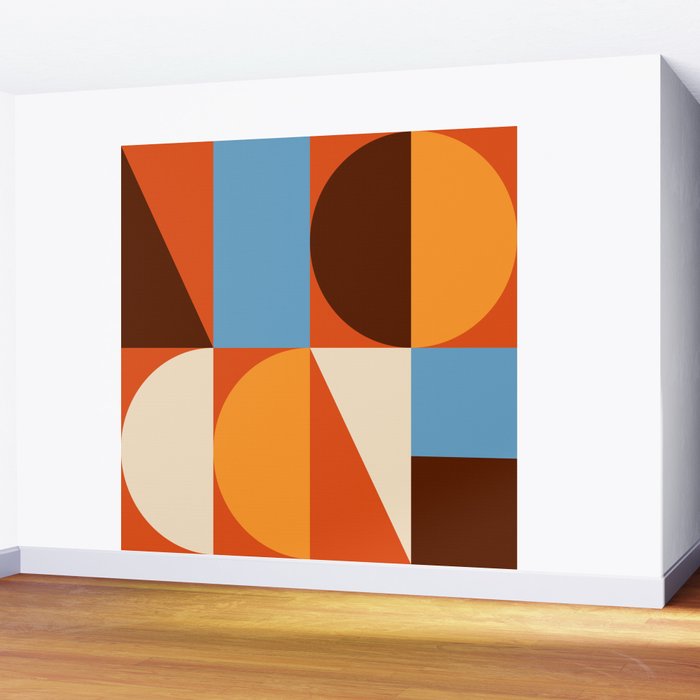 Mid Century 40A Wall Mural Gallery Image 2