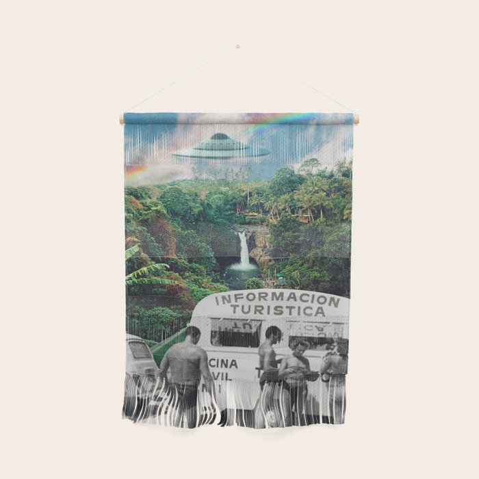 The Visitors // UFOs in Paradise Wall Hanging Gallery Image 1