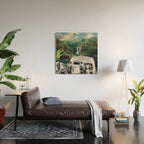 The Visitors // UFOs in Paradise Wood Wall Art Gallery Image 2