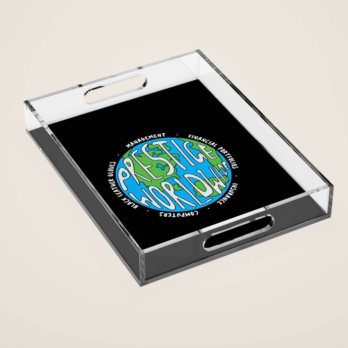 Prestige Worldwide Enterprise, The First Word In Entertainment, Step Brothers Original Design for Wa Acrylic Tray Gallery Image 1
