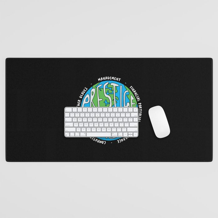 Prestige Worldwide Enterprise, The First Word In Entertainment, Step Brothers Original Design for Wa Desk Mat Gallery Image 1
