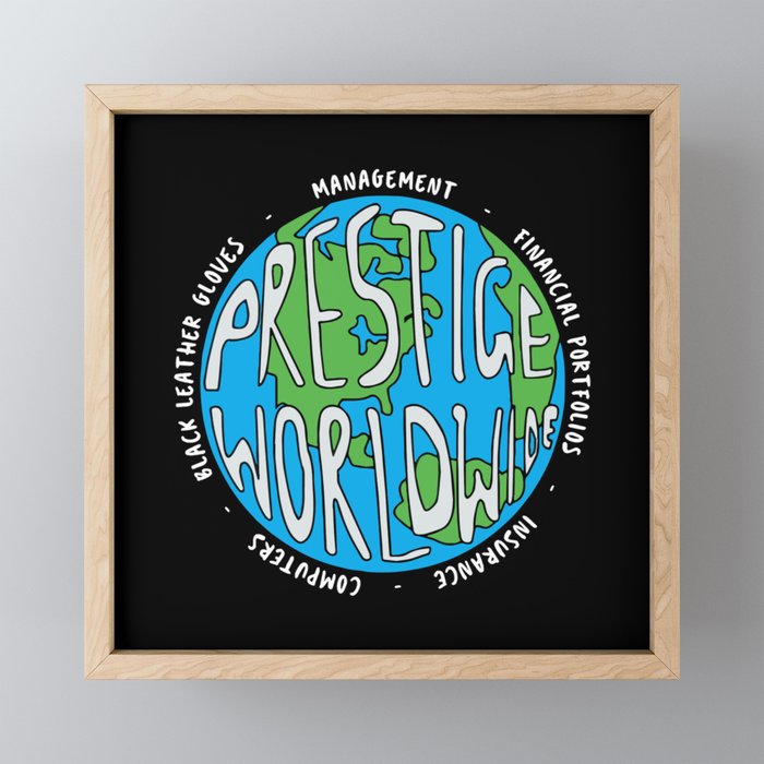 Prestige Worldwide Enterprise, The First Word In Entertainment, Step Brothers Original Design for Wa Mini Art Print Gallery Image 1