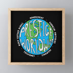 Prestige Worldwide Enterprise, The First Word In Entertainment, Step Brothers Original Design for Wa Mini Art Print Gallery Image 1