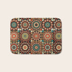 talavera mexican style pattern Bath Mat Gallery Image 1