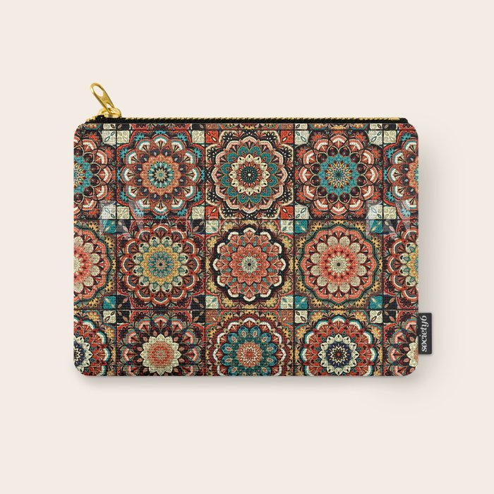 talavera mexican style pattern Carry All Pouch Gallery Image 1