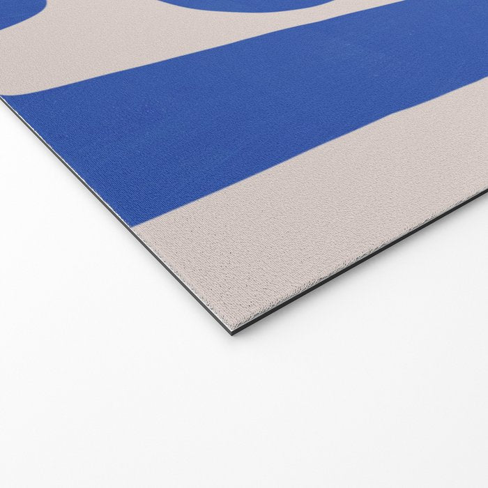 Irregular shape arrangement in blue Welcome Mat Gallery Image 2