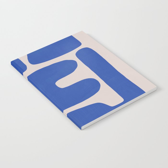Irregular shape arrangement in blue Notebook Gallery Image 2
