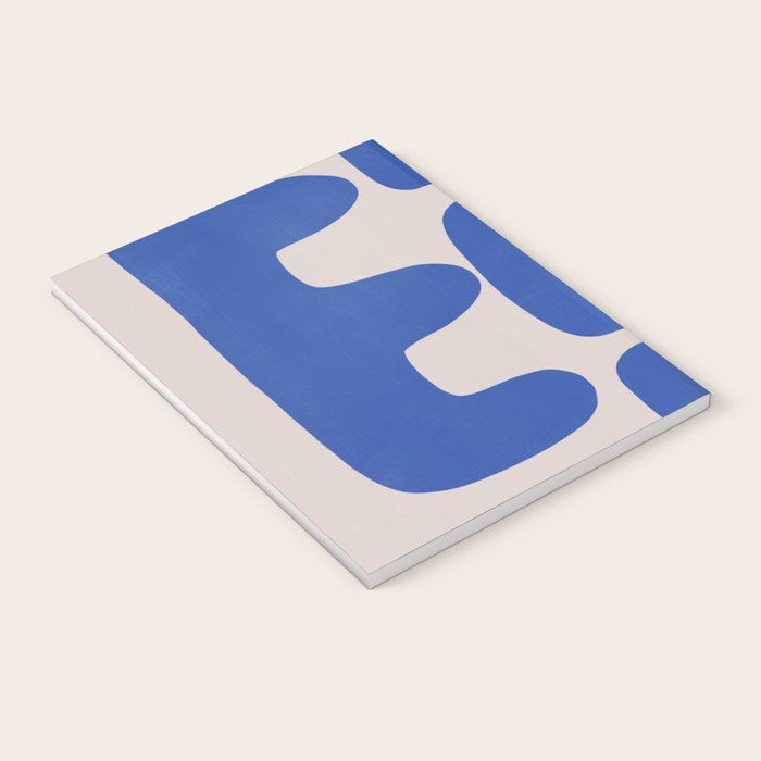 Irregular shape arrangement in blue Notebook Gallery Image 3
