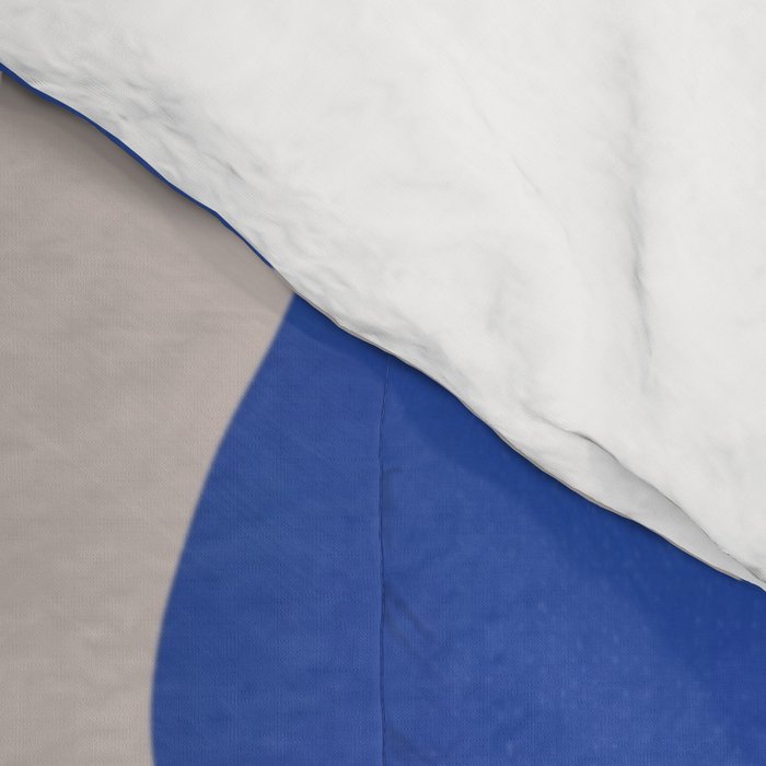 Irregular shape arrangement in blue Comforter Gallery Image 4