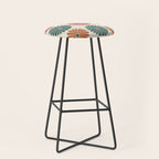 Retro Summer Daisies IX Stool Gallery Image 1