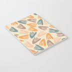 Papier Découpé Abstract Cutout Pattern Cream Beige Slate Orange Blush Taupe Notebook Gallery Image 3