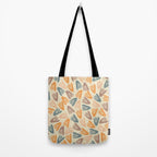 Papier Découpé Abstract Cutout Pattern Cream Beige Slate Orange Blush Taupe Tote Bag Gallery Image 2