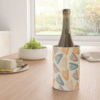 Papier Découpé Abstract Cutout Pattern Cream Beige Slate Orange Blush Taupe Wine Chiller Gallery Image 4