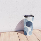 Indigo Ombre Circles Travel Mug Gallery Image 4