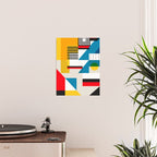 Cityscape in Geometric Shapes Poster Gallery Image 2