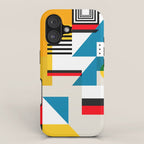 Cityscape in Geometric Shapes iPhone Case Gallery Image 1