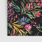 Holiday 2025 Festive Floral Foliage Colorful Dark Poster Gallery Image 3