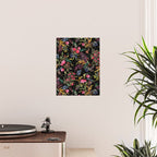 Holiday 2025 Festive Floral Foliage Colorful Dark Poster Gallery Image 2