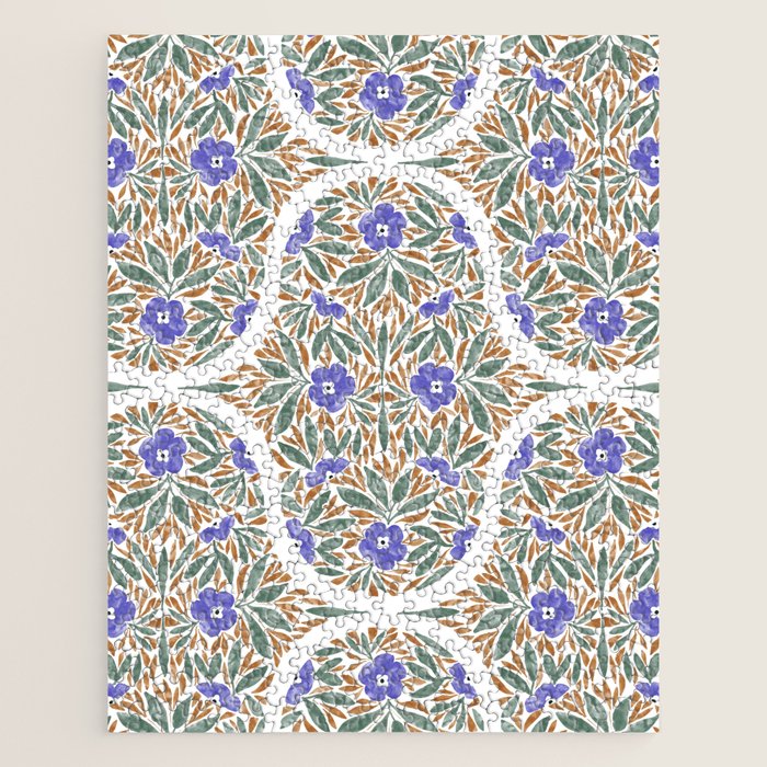 Elegant Flora Artistry Jigsaw Puzzle Gallery Image 1