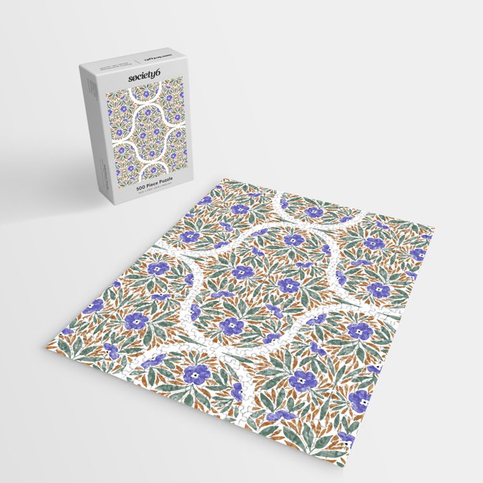 Elegant Flora Artistry Jigsaw Puzzle Gallery Image 2