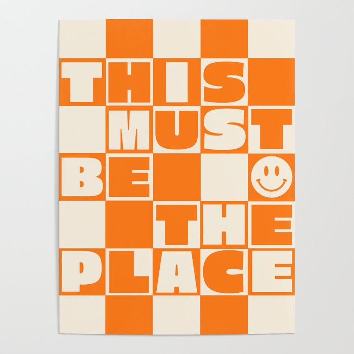 This Must Be The Place (Orange) Poster Gallery Image 4