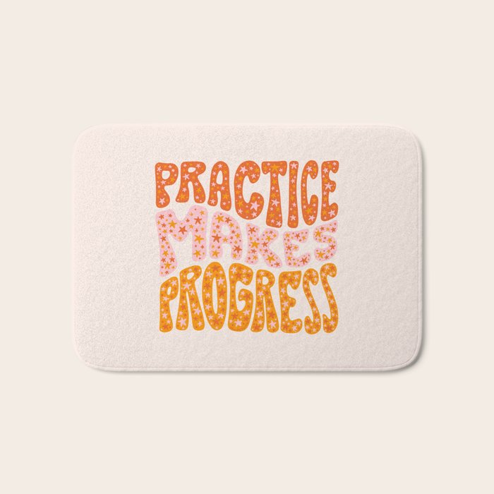 Practice Makes Progress Bath Mat Gallery Image 1