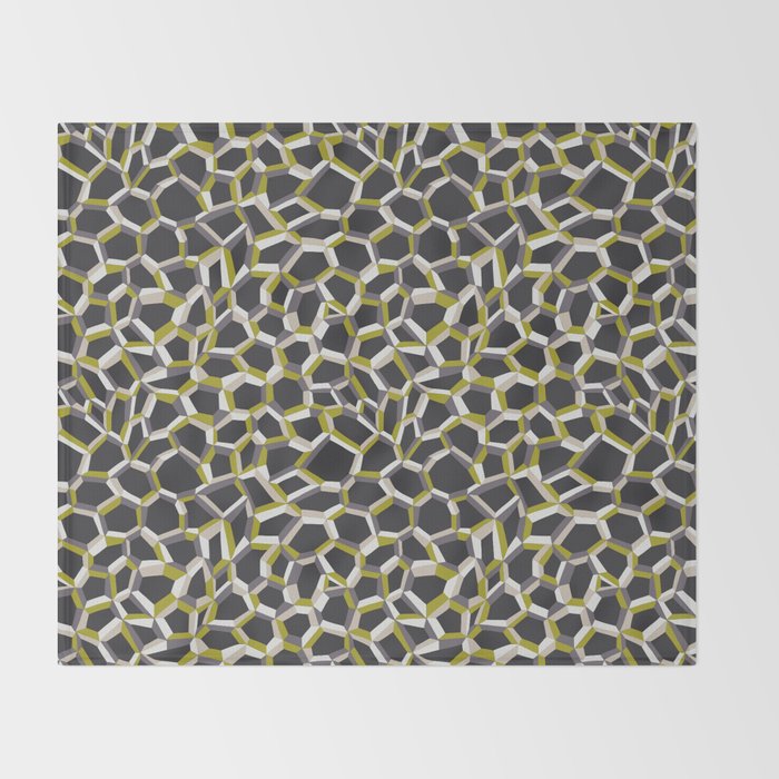 City life connections moonless night Throw Blanket Gallery Image 2