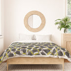 City life connections moonless night Duvet Cover Gallery Image 3