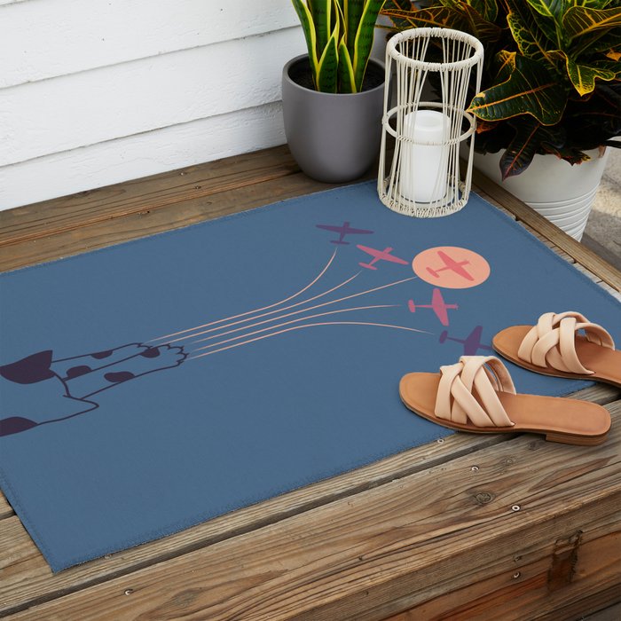 Cat Landscape 19 Outdoor Rug Gallery Image 2