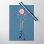 Cat Landscape 19 Wrapping Paper Gallery Image 1